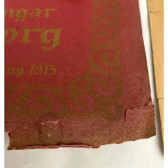 Antique 2 Swedish Print 1915 Lithograph Christmas Woman THE FORD Anders Zorn - Picture 8 of 11